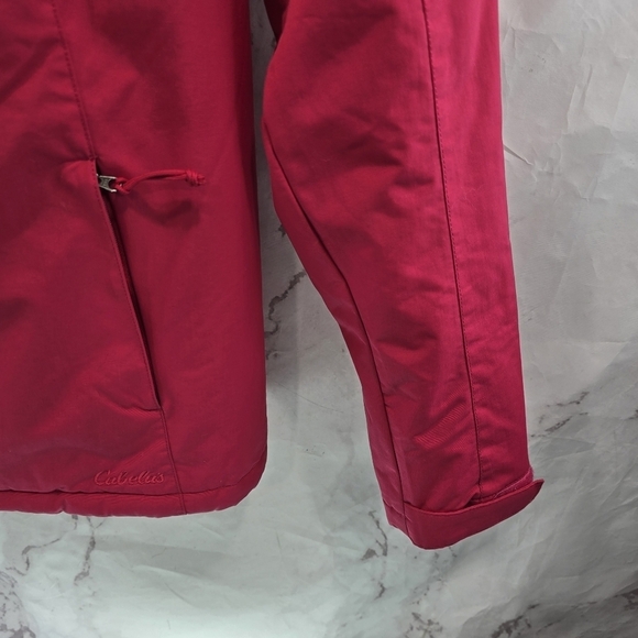 Cabelas Jacket Women Medium Pink Insulated Synthetic Coat Ski Winter Snow Reg - Picture 4 of 12
